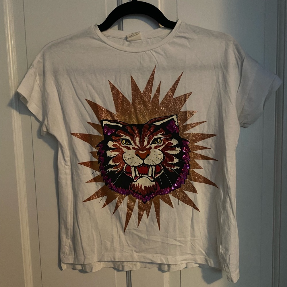Zara Girls tiger shirt